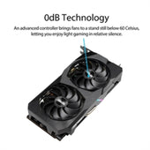 Asus Video Card DUAL-RX5500XT-O8G-EVO AMD RADEON RX5500 XT 8GB GDDR6 Retail