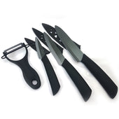 Ostead 4 Piece Ceramic Cutlery Knife Set in Black