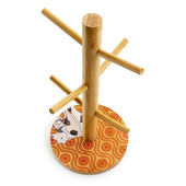 Urban Market Life on the Farm Wood Mug Tree Hanging Rack