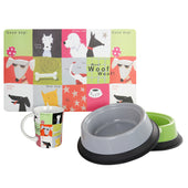 Gibson Home Doggy Chow 4-Piece Pet Combo Set