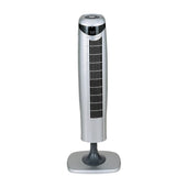 Optimus 35 in. Pedestal Tower Fan with Remote Control and amp; LED
