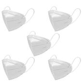 5 Piece KN95 Filtration Cotton Mouth Masks