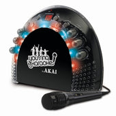 Akai Portable CD+G Karaoke System with Light Effects