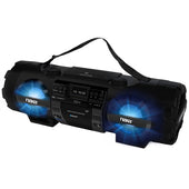 NAXA Electronics MP3/CD Bass Reflex Boombox and PA System with Bluetooth