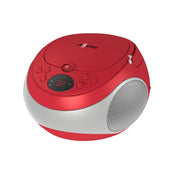 Axess AM/FM Radio CD Boombox - Red