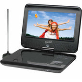 Supersonic SC-259 9 and rdquo; TFT Portable DVD/CD/MP3 Player with TV Tuner, USB and amp; SD Card Slot