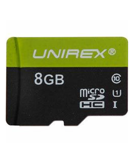 Unirex MicroSDHC 8GB Class 10 (UHS-1) Memory Card